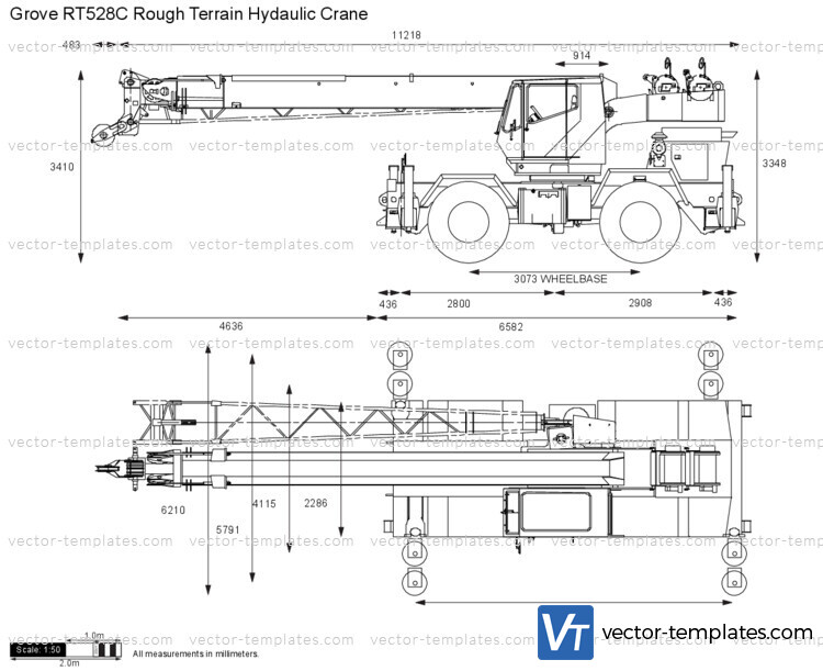 Grove RT528C Rough Terrain Hydaulic Crane