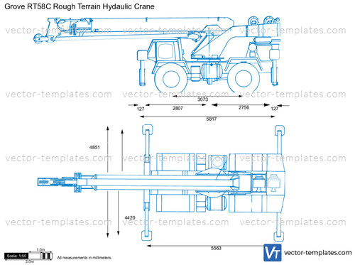 Grove RT58C Rough Terrain Hydaulic Crane