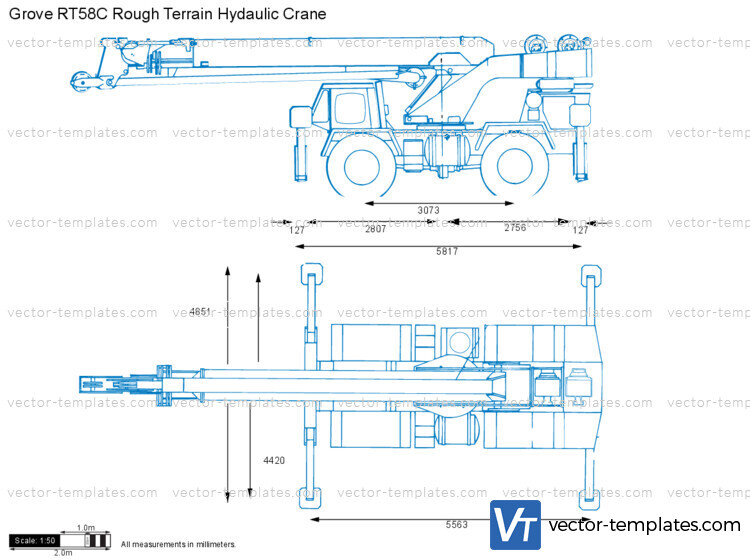 Grove RT58C Rough Terrain Hydaulic Crane