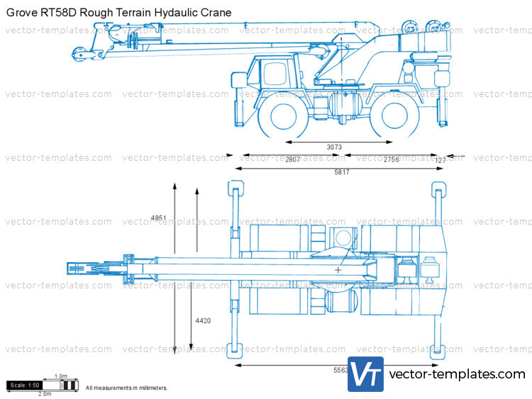 Grove RT58D Rough Terrain Hydaulic Crane