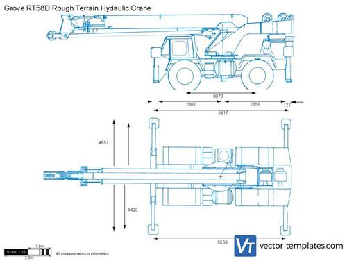 Grove RT58D Rough Terrain Hydaulic Crane