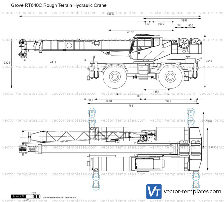 Grove RT640C Rough Terrain Hydraulic Crane