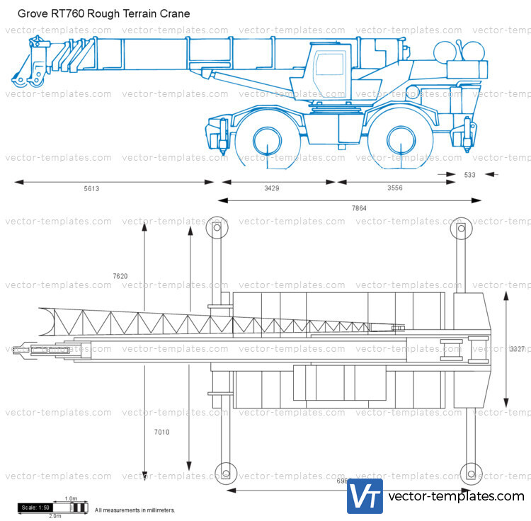 Grove RT760 Rough Terrain Crane