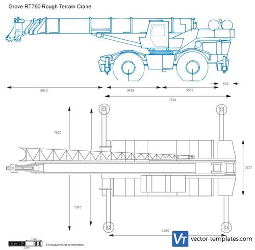 Grove RT760 Rough Terrain Crane