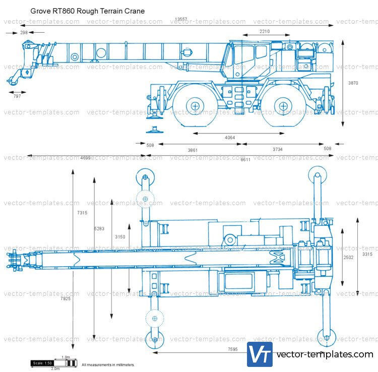 Grove RT860 Rough Terrain Crane