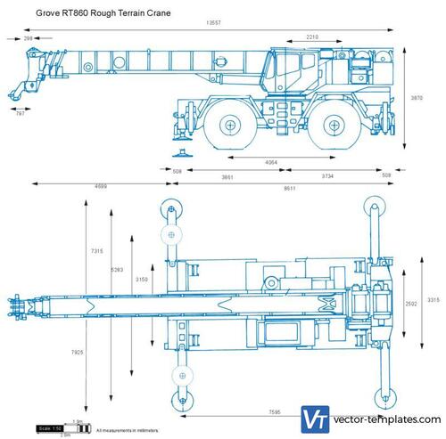 Grove RT860 Rough Terrain Crane