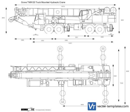 Grove TM9120 Truck Mounted Hydraulic Crane