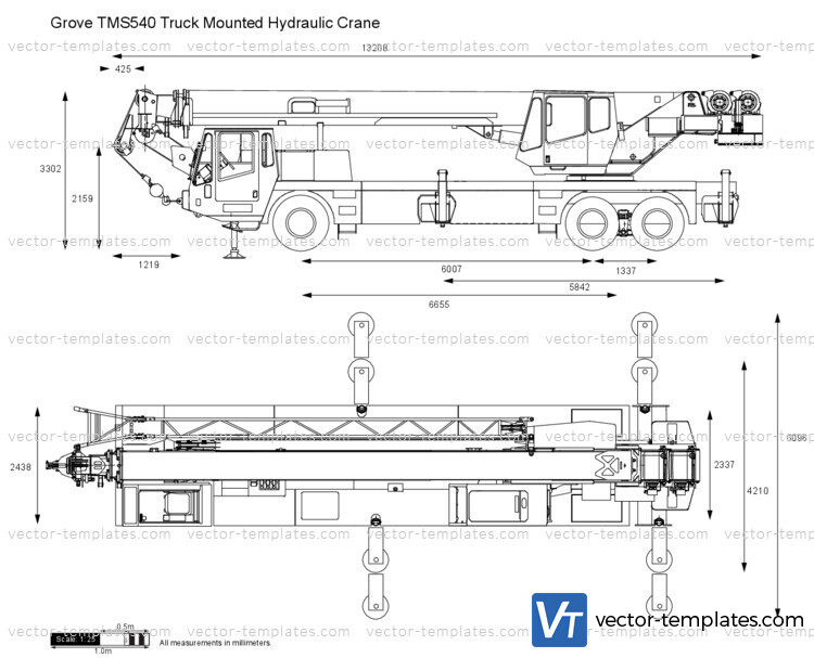 Grove TMS540 Truck Mounted Hydraulic Crane