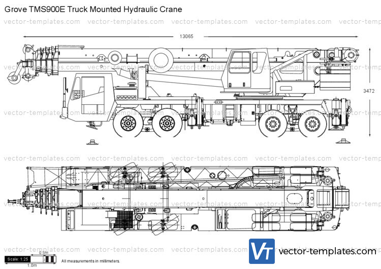 Grove TMS900E Truck Mounted Hydraulic Crane