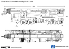 Grove TMS900E Truck Mounted Hydraulic Crane