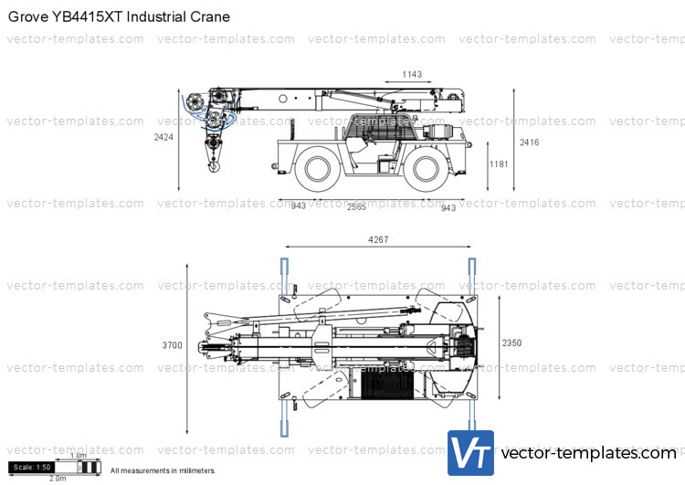 Grove YB4415XT Industrial Crane