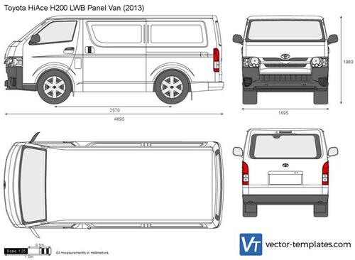 Toyota HiAce H200 LWB Panel Van