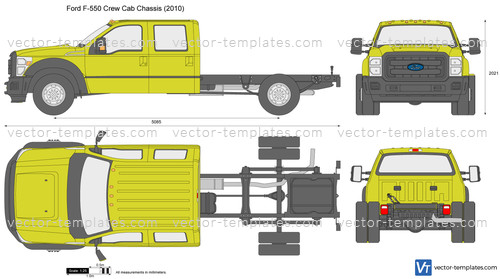 Templates - Cars - Ford - Ford F-550 Crew Cab Chassis