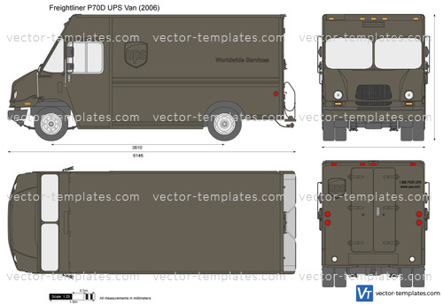 Freightliner P70D UPS Van
