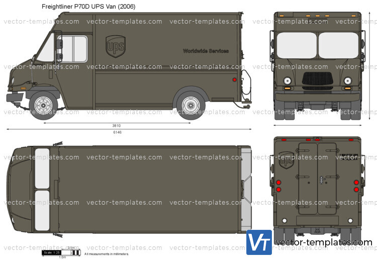 Freightliner P70D UPS Van