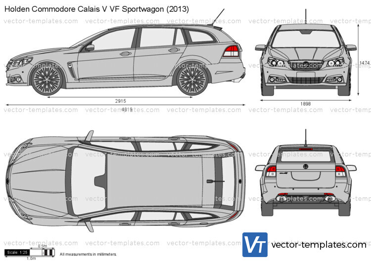 Holden Commodore Calais V VF Sportwagon