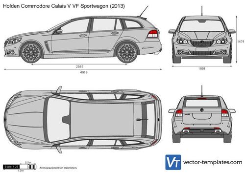 Holden Commodore Calais V VF Sportwagon