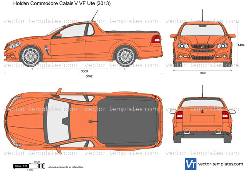 Holden Commodore Calais V VF Ute