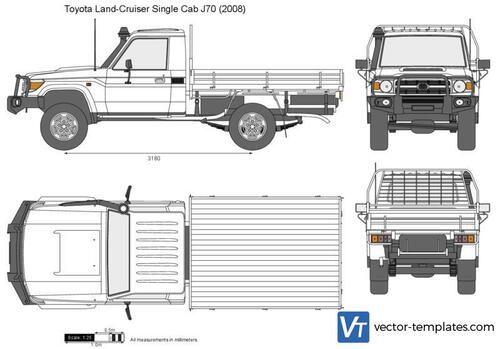 Toyota Land-Cruiser Single Cab J70