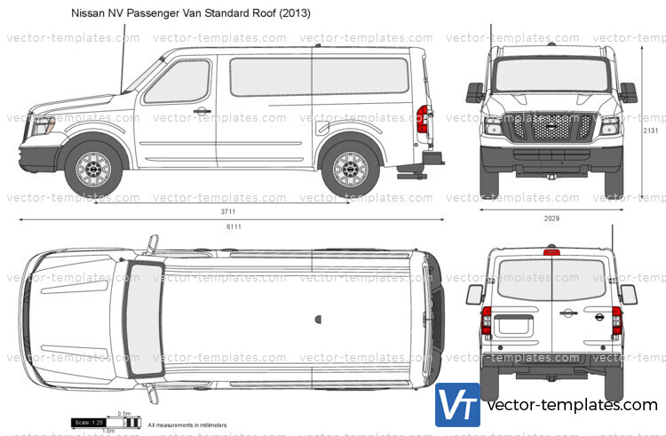 Nissan NV1500 Passenger Van Standard Roof