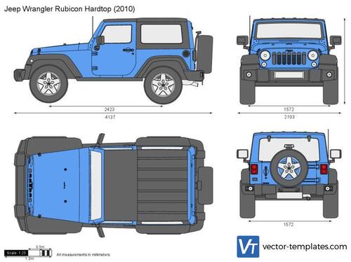 Jeep Wrangler Rubicon Hardtop JK