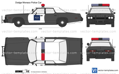 Dodge Monaco Police Car