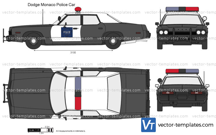 Dodge Monaco Police Car