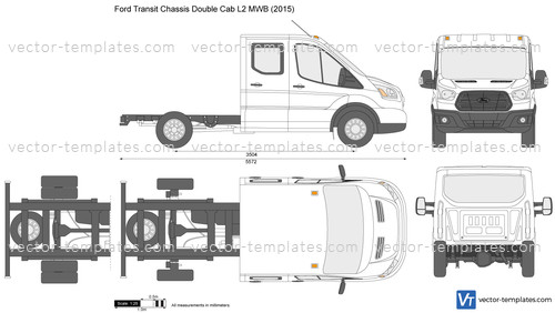 Ford Transit Chassis Double Cab L2 MWB