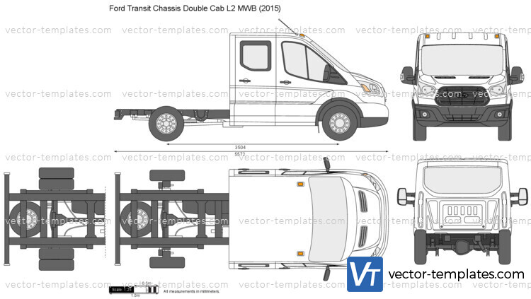 Ford Transit Chassis Double Cab L2 MWB