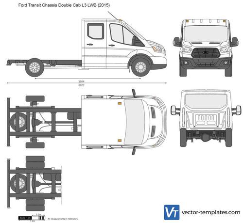 Ford Transit Chassis Double Cab L3 LWB