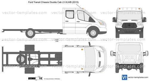 Ford Transit Chassis Double Cab L5 XLWB