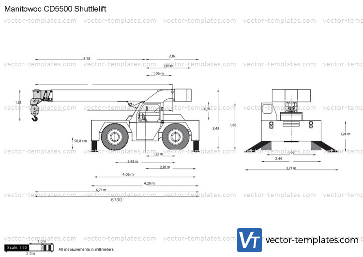 Manitowoc CD5500 Shuttlelift