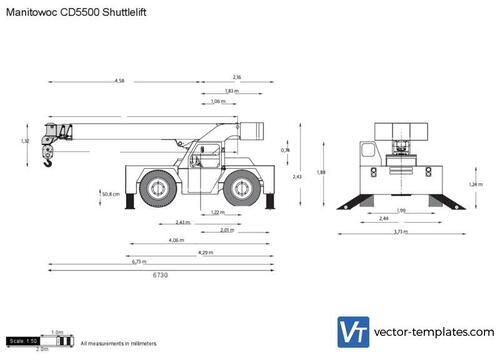 Manitowoc CD5500 Shuttlelift