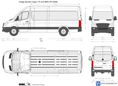 Dodge Sprinter Cargo 170 inch 8850 HR