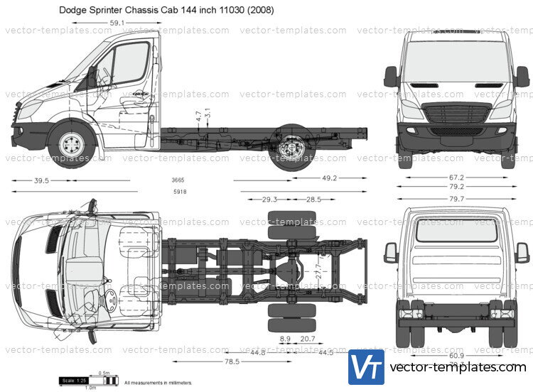 Dodge Sprinter Chassis Cab 144 inch 11030