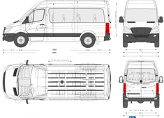 Dodge Sprinter Passenger Van 144 inch 8850 HR
