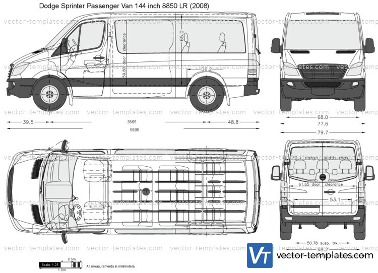 Dodge Sprinter Passenger Van 144 inch 8850 LR