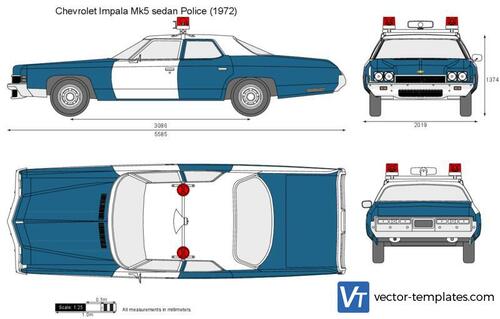 Chevrolet Impala Mk5 sedan Police