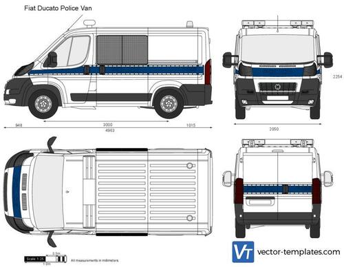 Fiat Ducato Police Van