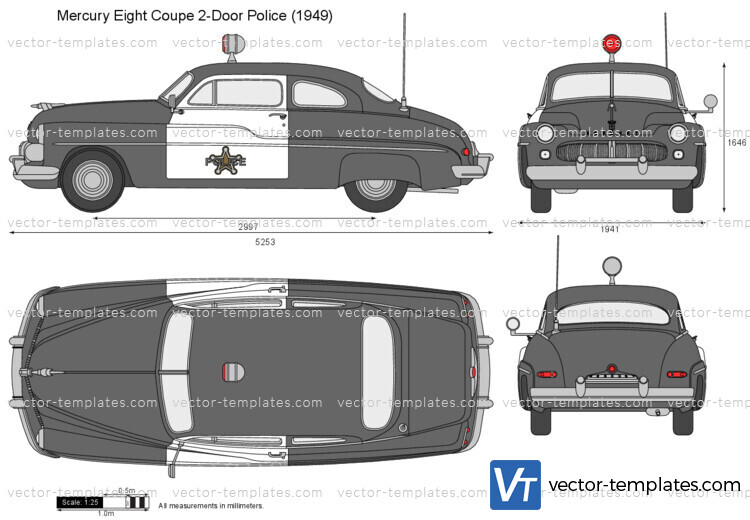 Mercury Eight Coupe 2-Door Police