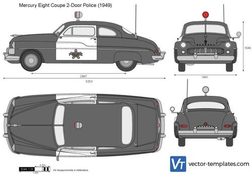 Mercury Eight Coupe 2-Door Police