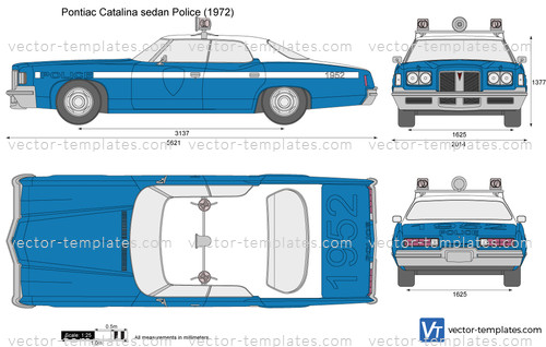 Pontiac Catalina sedan Police