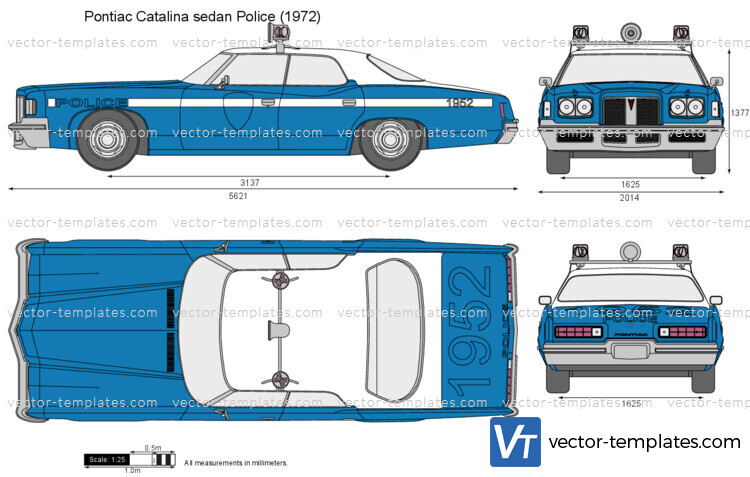 Pontiac Catalina sedan Police