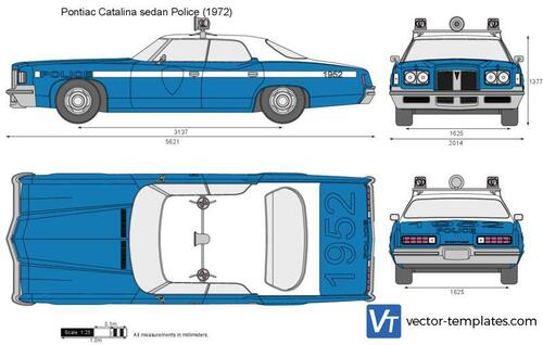 Pontiac Catalina sedan Police