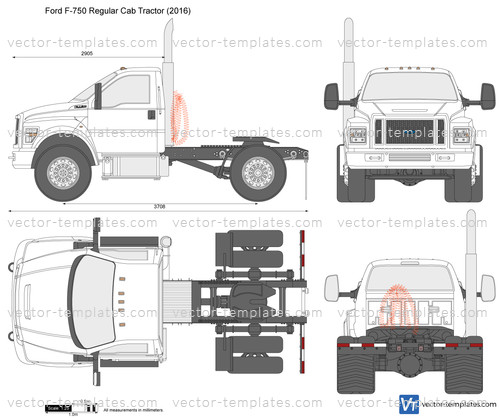 Ford F-750 Regular Cab Tractor
