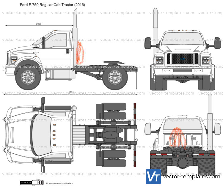 Ford F-750 Regular Cab Tractor