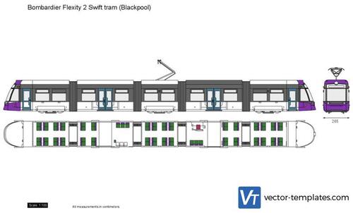 Bombardier Flexity 2 Swift tram (Blackpool)