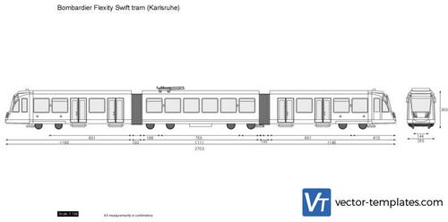 Bombardier Flexity Swift tram (Karlsruhe)