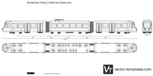 Bombardier Flexity 2 Swift tram (Karlsruhe)