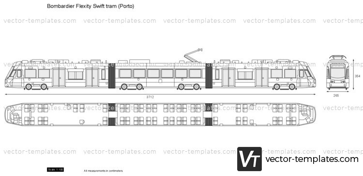 Bombardier Flexity Swift tram (Porto)